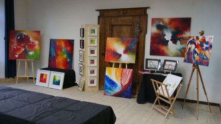 Jeannine Rücker, Ausstellung "Kunstsommer" im Schloss Reichersbeuern, 29.07. bis 31.07.2016, veranstaltet vom Kunstverein Tölzer Land e.V.